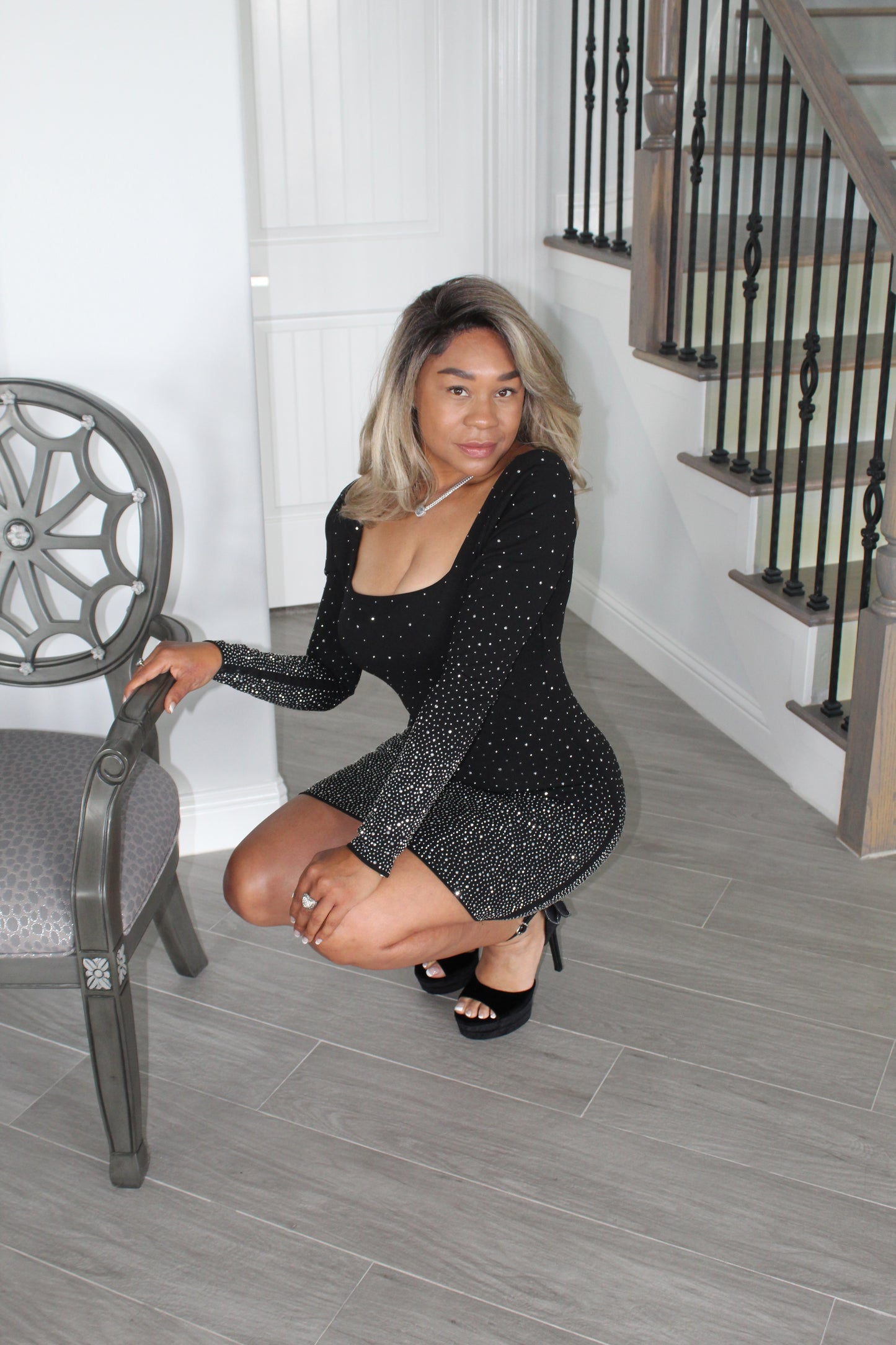 Diamond's All On Me Mini Dress